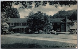 Postcard Deposit New York Scott's Oquaga Lake House Broome County by Albertype