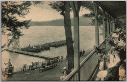 Postcard Deposit New York Scott's Oquaga Lake House Broome County by Albertype C