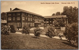 Postcard Deposit New York Scott's Oquaga Lake House Broome County by Albertype D