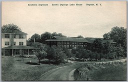 Postcard Deposit New York Scott's Oquaga Lake House Southern Exposure Albertype