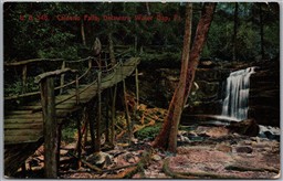 Postcard Delaware Water Gap Pennsylvania c1909 Caldeno Falls to Katonah New York