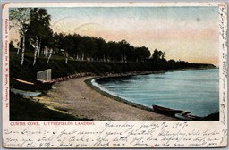 Postcard Curtis Cove Maine c1907 Littlefields Landing