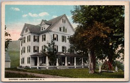Postcard Stamford New York c1920s Sanford Lodge Catskill Mountains