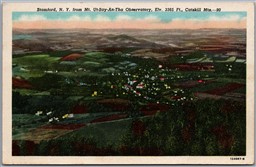 Postcard Stamford New York c1958 Mt. Utsayantha Observatory Catskill Mountains