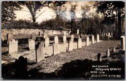 RPPC Ellicott City Maryland Old Quaker Burying Ground Cemetery Headstones Names