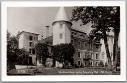 Postcard RPPC c1940s Montebello Quebec The Manor House of the Seigniory Club