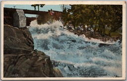 Postard Bala Muskoka Lakes Ontario Waterfalls Scenic View