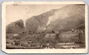 Postcard RPPC c1910 Grand Forks British Columbia Granby Smelter Kootenay Region