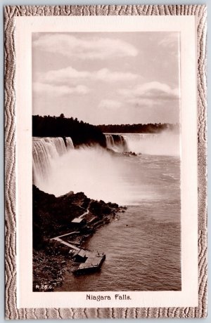 RPPC c1911 Niagra Falls Ontario Muskoka Hospital Free For Consumptives Stamps
