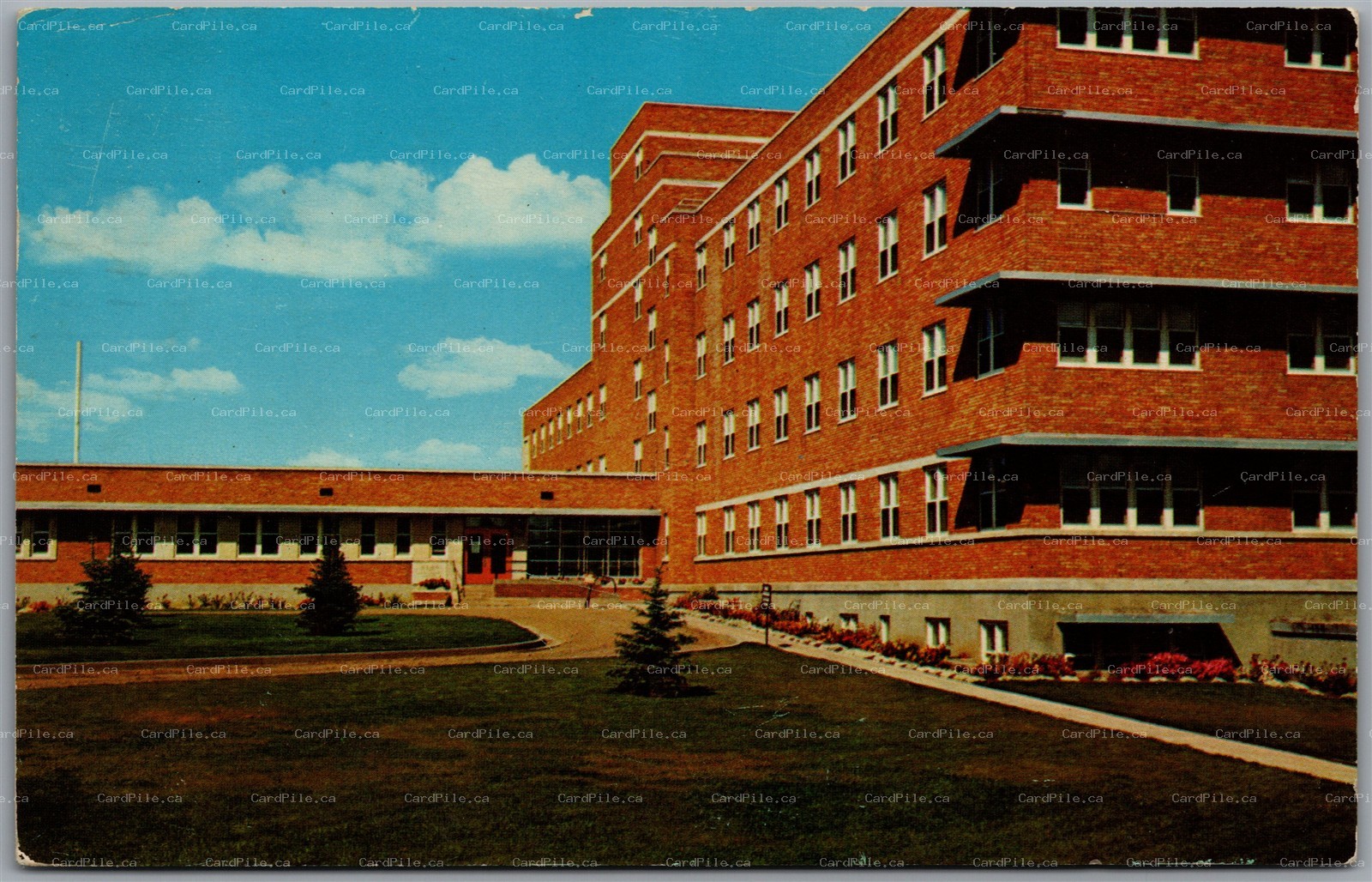 Postcard Swift Current Saskatchewan c1962 Union Hospital to Bracken Sask.
