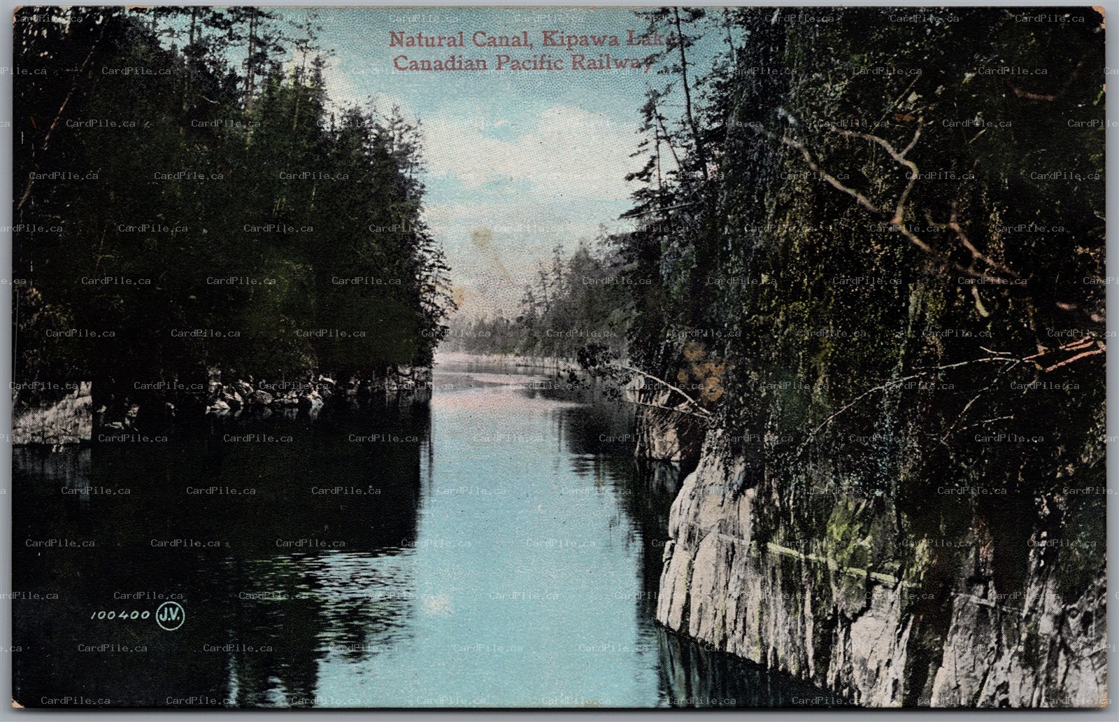 Postcard Kipawa Lake Quebec c1906 Natural Canal Lethbridge Alta Stamp to Virden