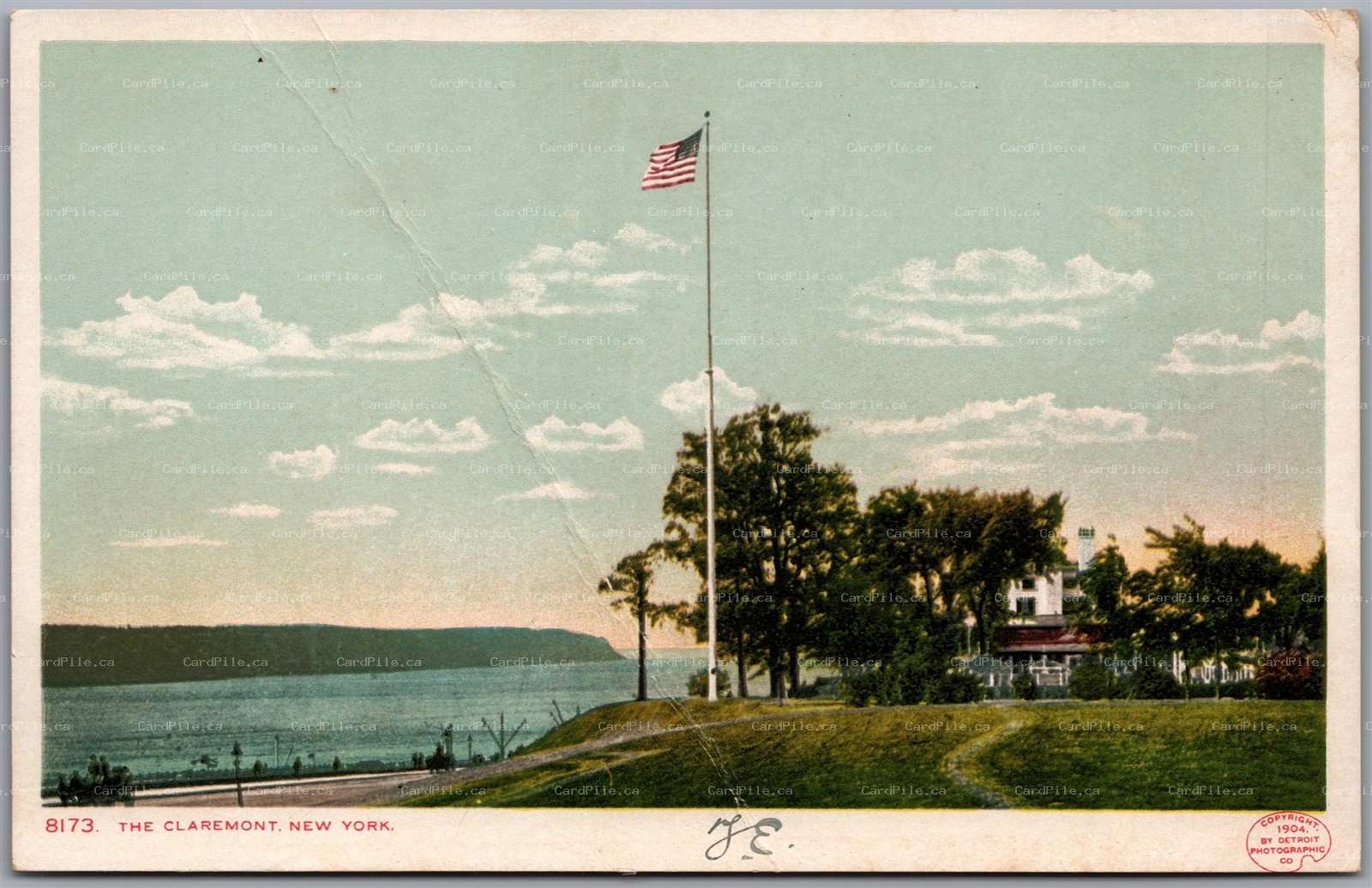 Postcard New York c1904 The Claremont 8173 Detroit Publishing *as is*