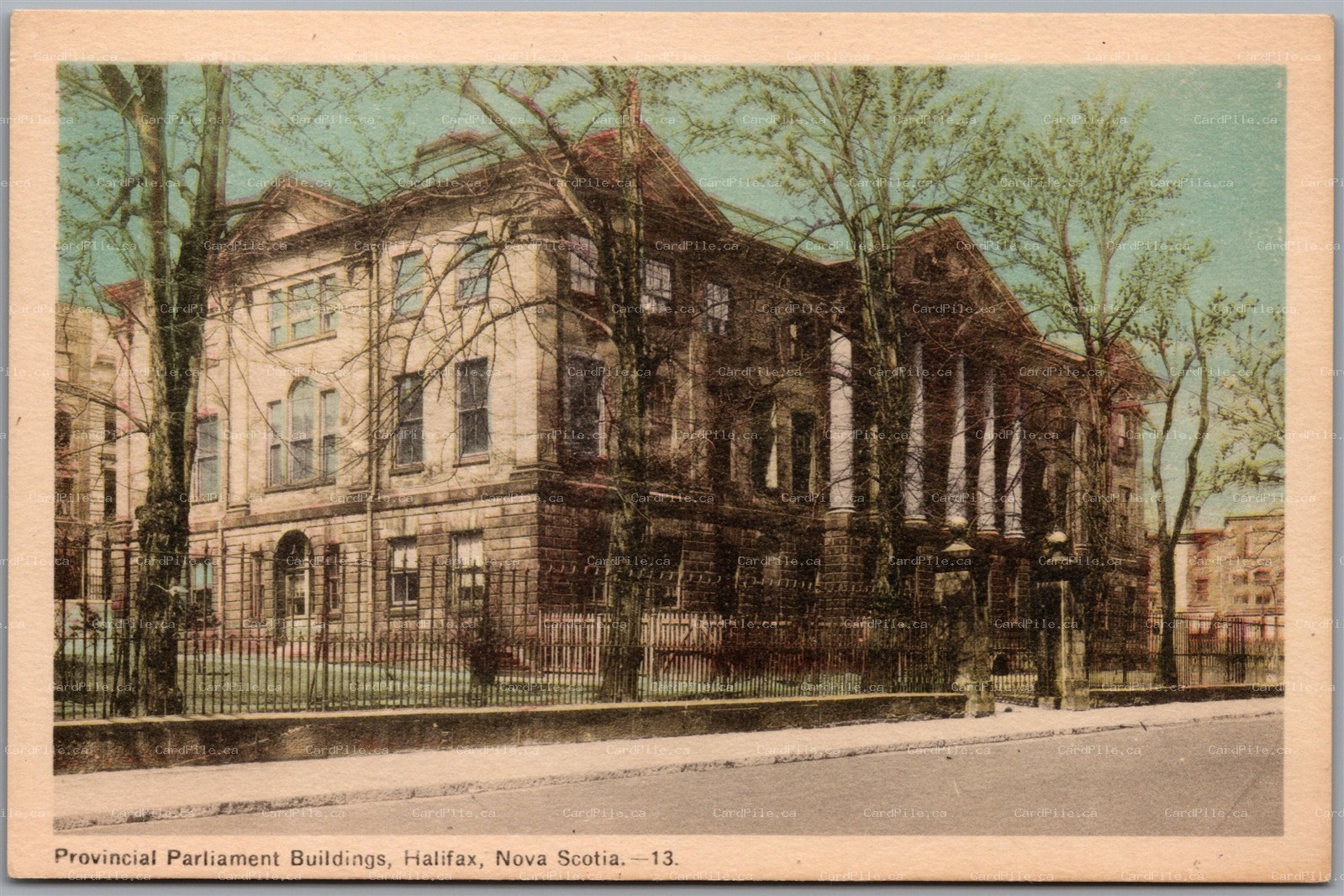 Postcard Halifax Nova Scotia Provincial Parliament Buildings PECo