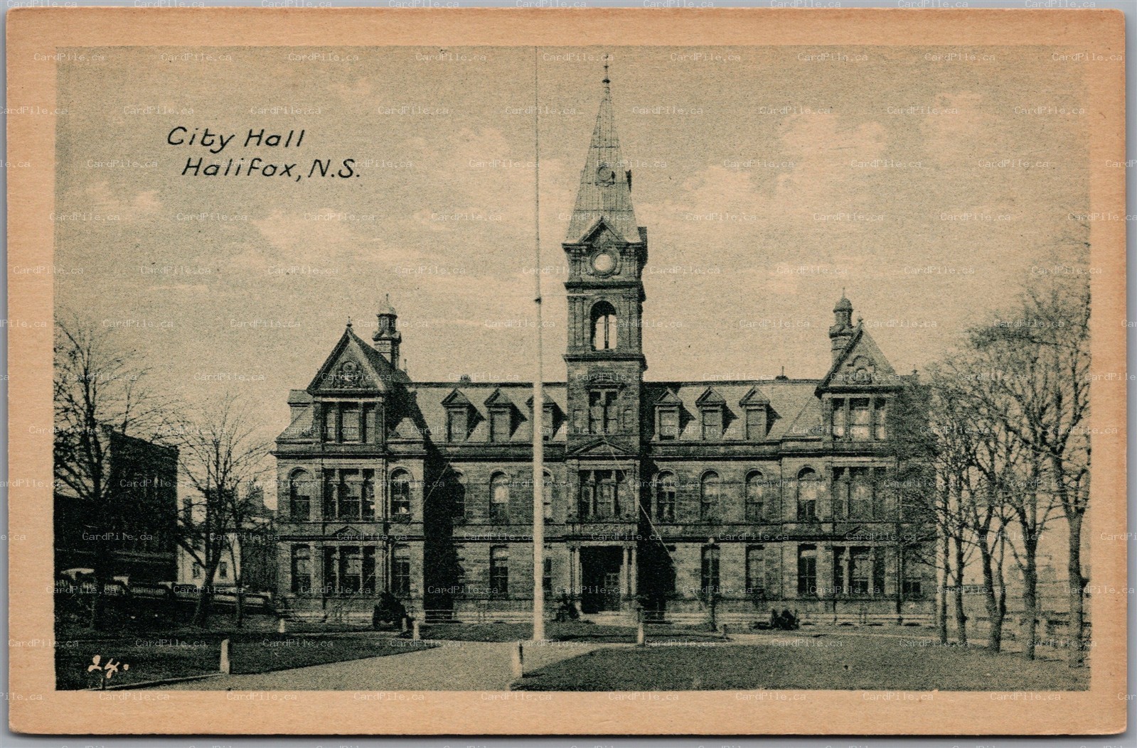 Postcard Halifax Nova Scotia City Hall by PECo