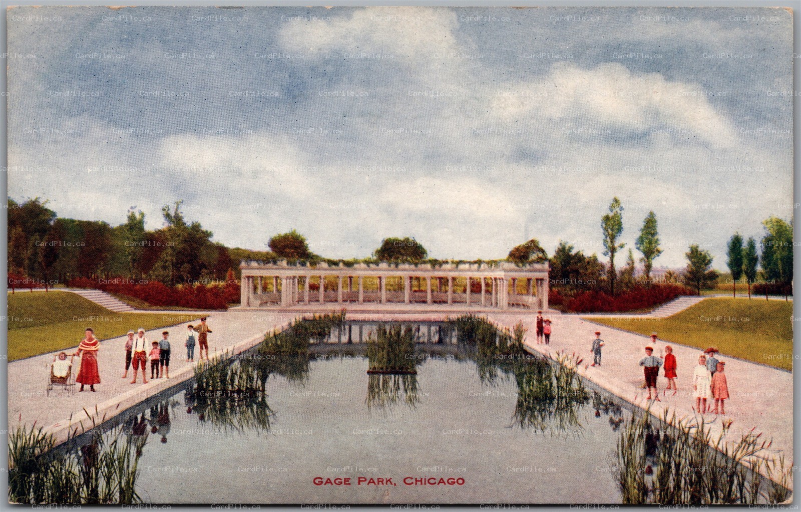 Postcard Chicago Illinois c1910s Gage Park by Hammon Publishing No. 652