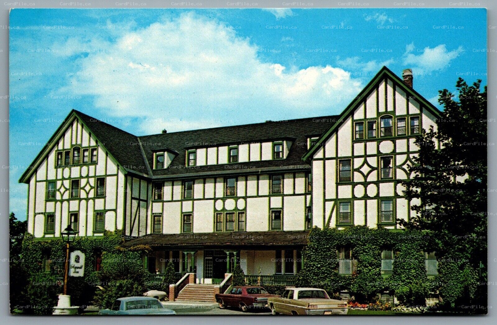 Postcard Corner Brook Newfoundland c1960s The Glynmill Inn Steele Hotels