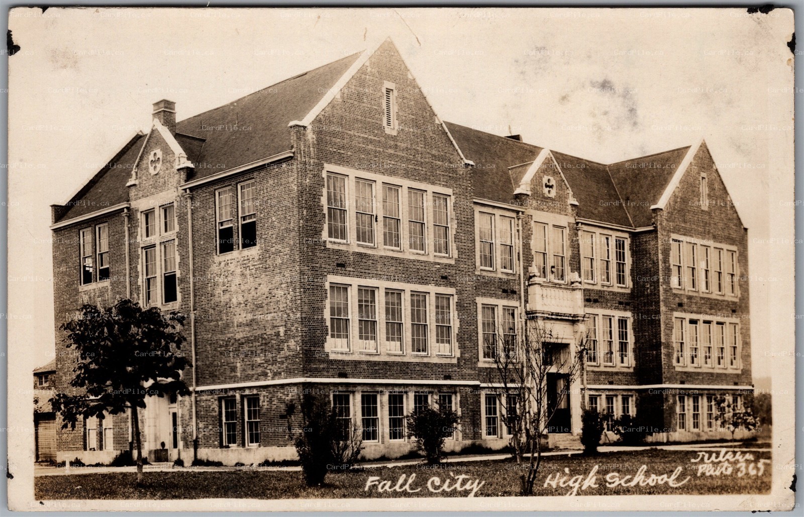 Postcard RPPC c1910s Fall City Washington High School by Juleen King County