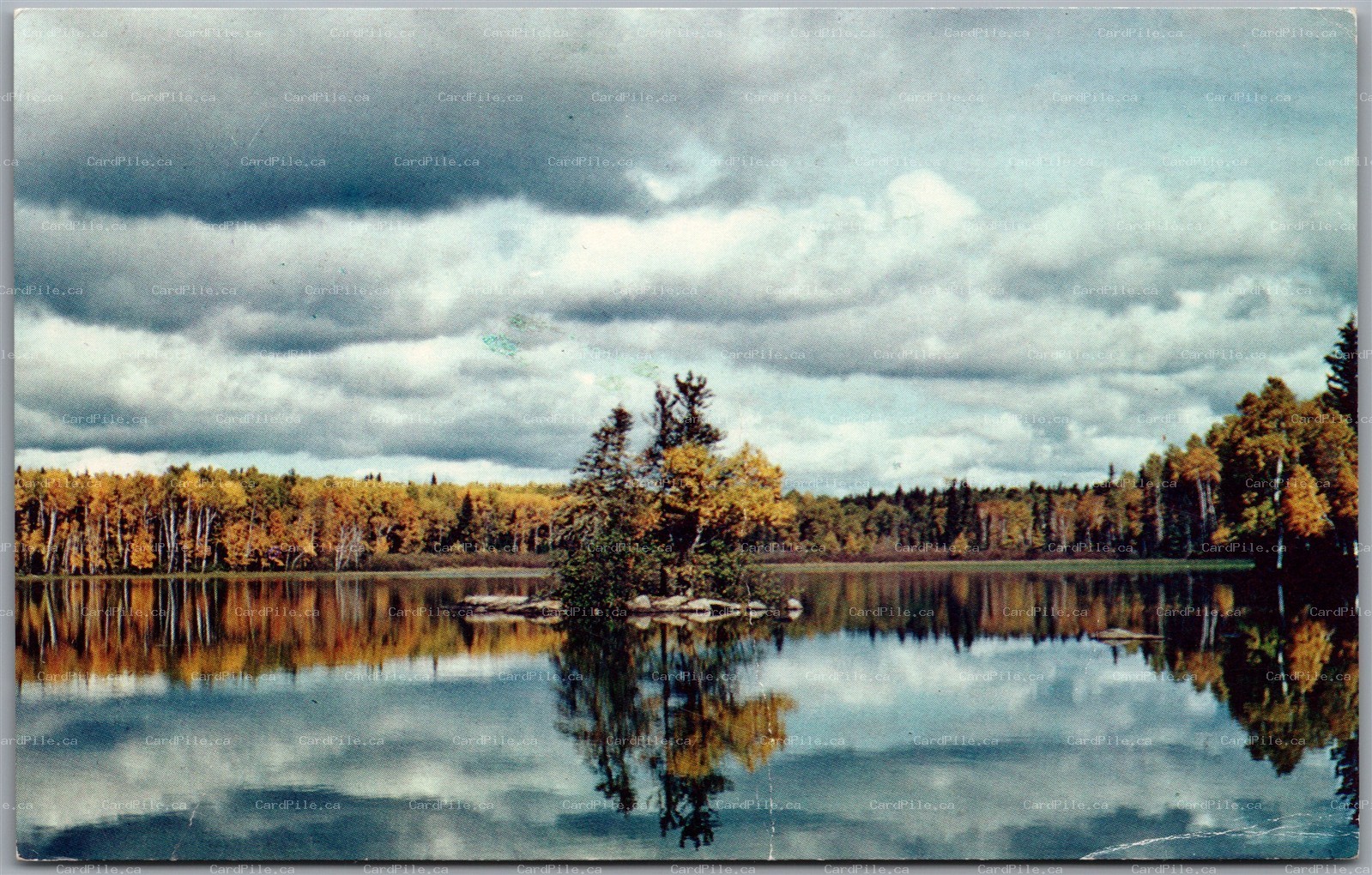Postcard Quibell Ontario c1964 Clay Lake Booi's North Star Camps Kenora District
