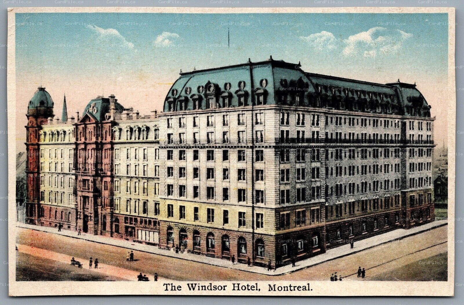Postcard Montreal Canada c1910s Windsor Hotel