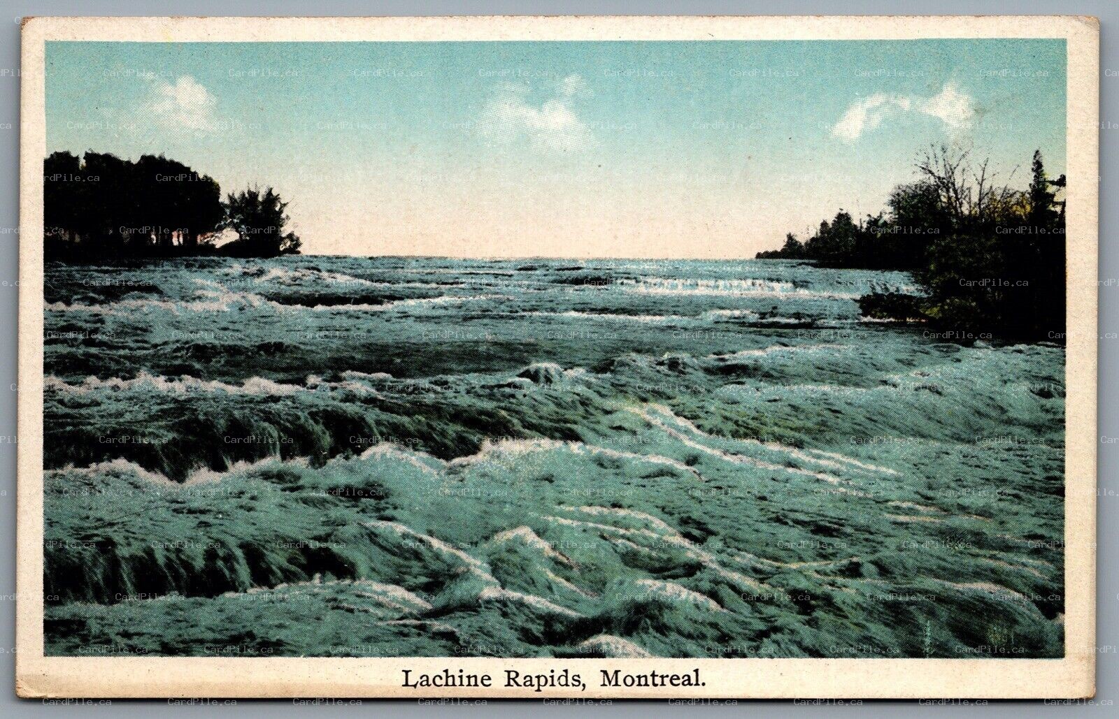 Postcard Montreal Quebec c1920s Lachine Rapids B