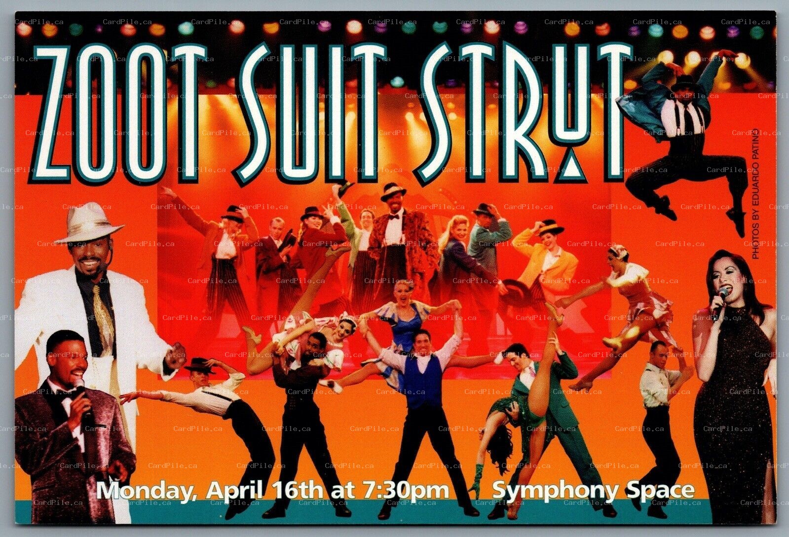 Postcard Theatre 2001 Zoot Suit Strut Symphone Space Theatre New York City