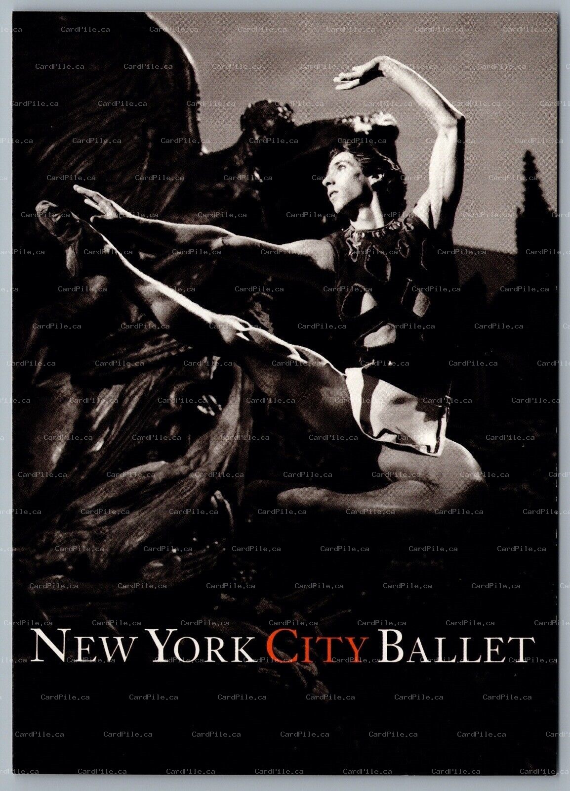 Postcard Theatre 1998 New York City Ballet New York State Theatre Advertisement 