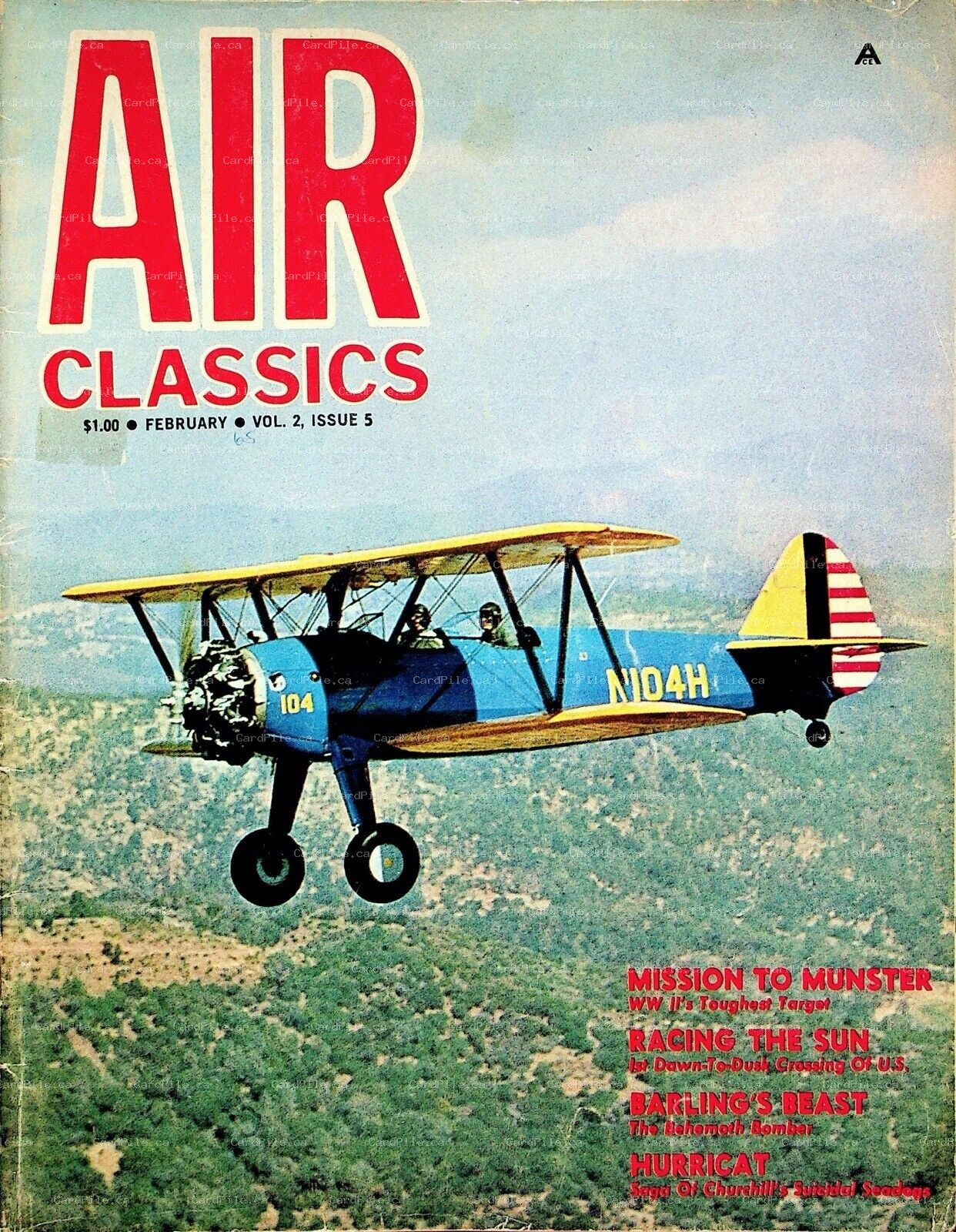 1965 Air Classics Vol.2 No.5 Mission to Munster Barlings Beast Hurricat