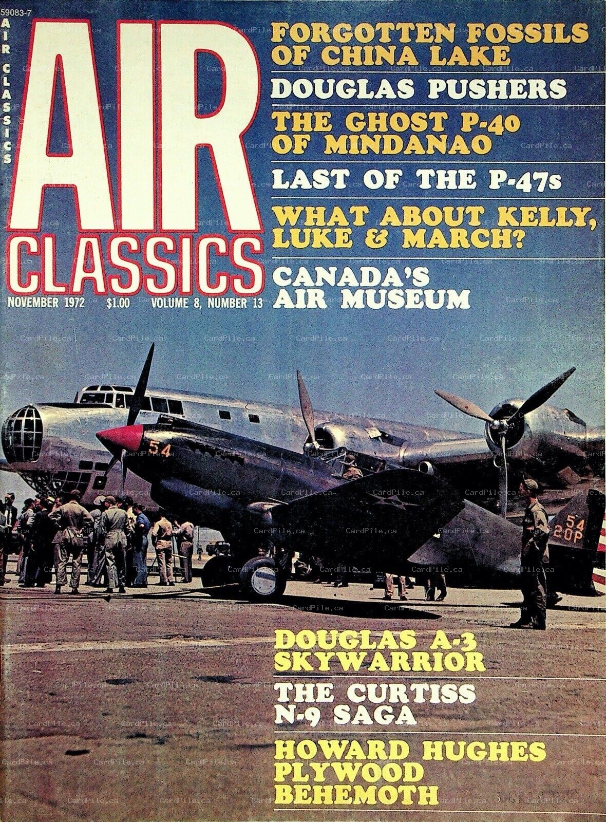 1972 Air Classics Vol.8 No.13 Fossils of China Lake Douglas A3 Sky Warrior N9