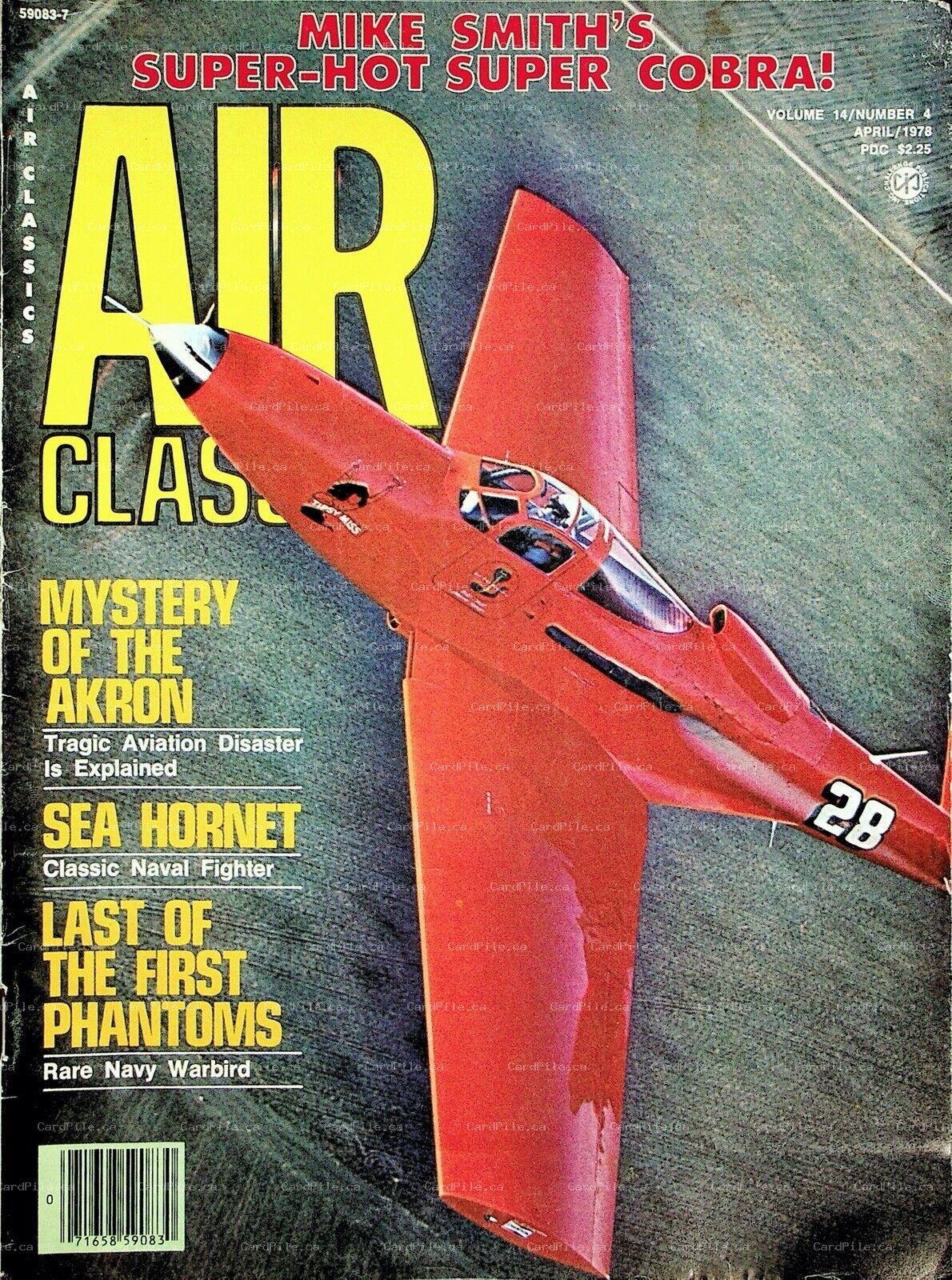 1978 Air Classics Vol.14 No.4 Cobra Akron Sea Hornet Phantoms Kittyhawks
