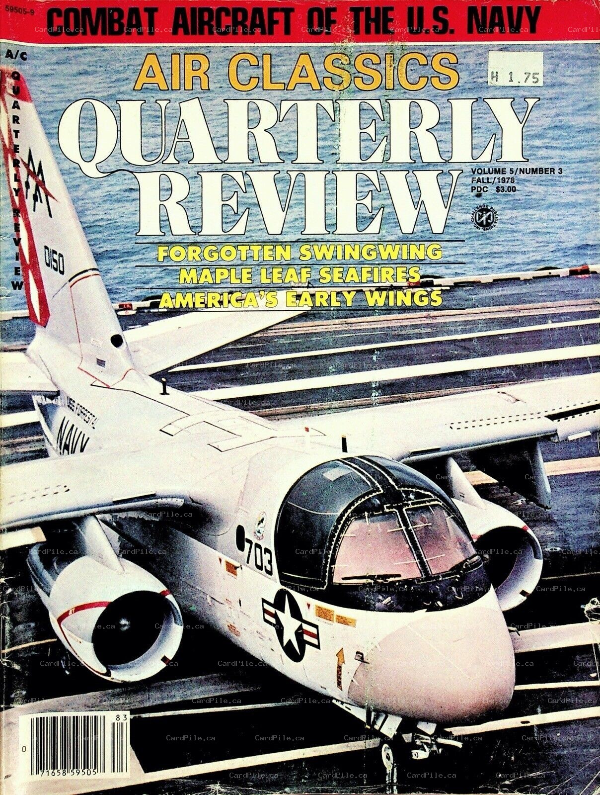 1978 Air Classics Vol.5 No.3 Quarterly Review Combat Aircraft of the U.S. Navy