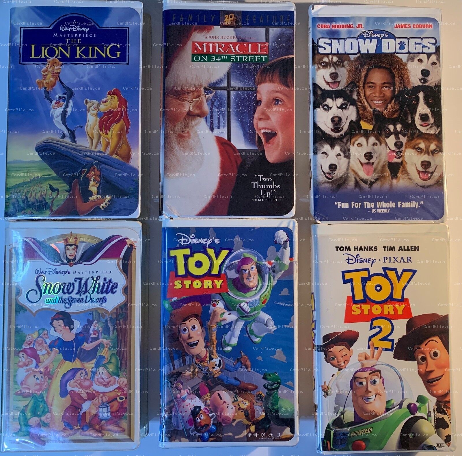 USED Lot of 15 Children's VHS Tapes from the 80's and 90's