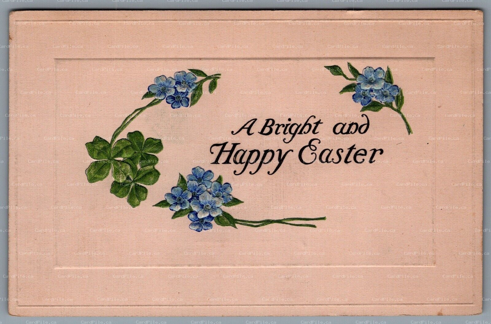 Postcard Easter c1914 Tucks A Bright And Happy Easter Embossed CDS Cancel