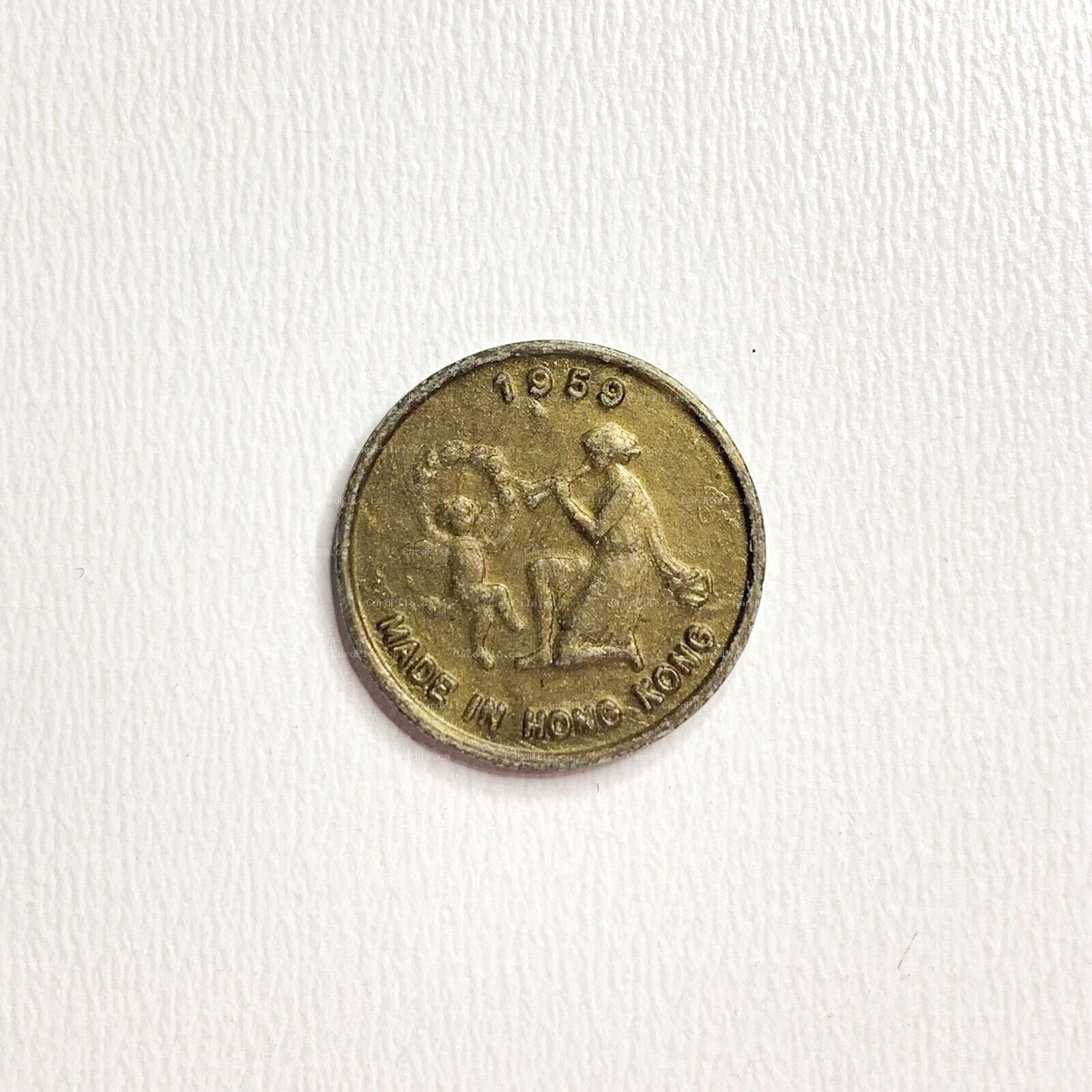 VINTAGE c1959 Bank of Toy Cash One Dime Made in Hong Kong Plastic Toy Money