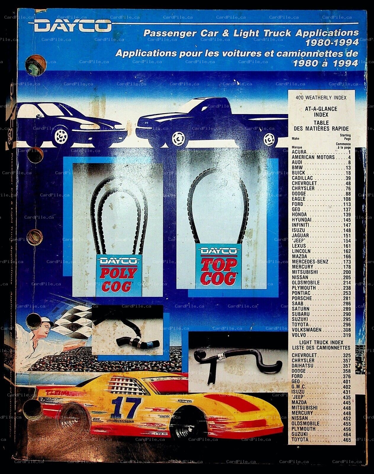 1994 Dayco Passenger Car & Light Truck Applications 1980 to 1994 Parts Catalog