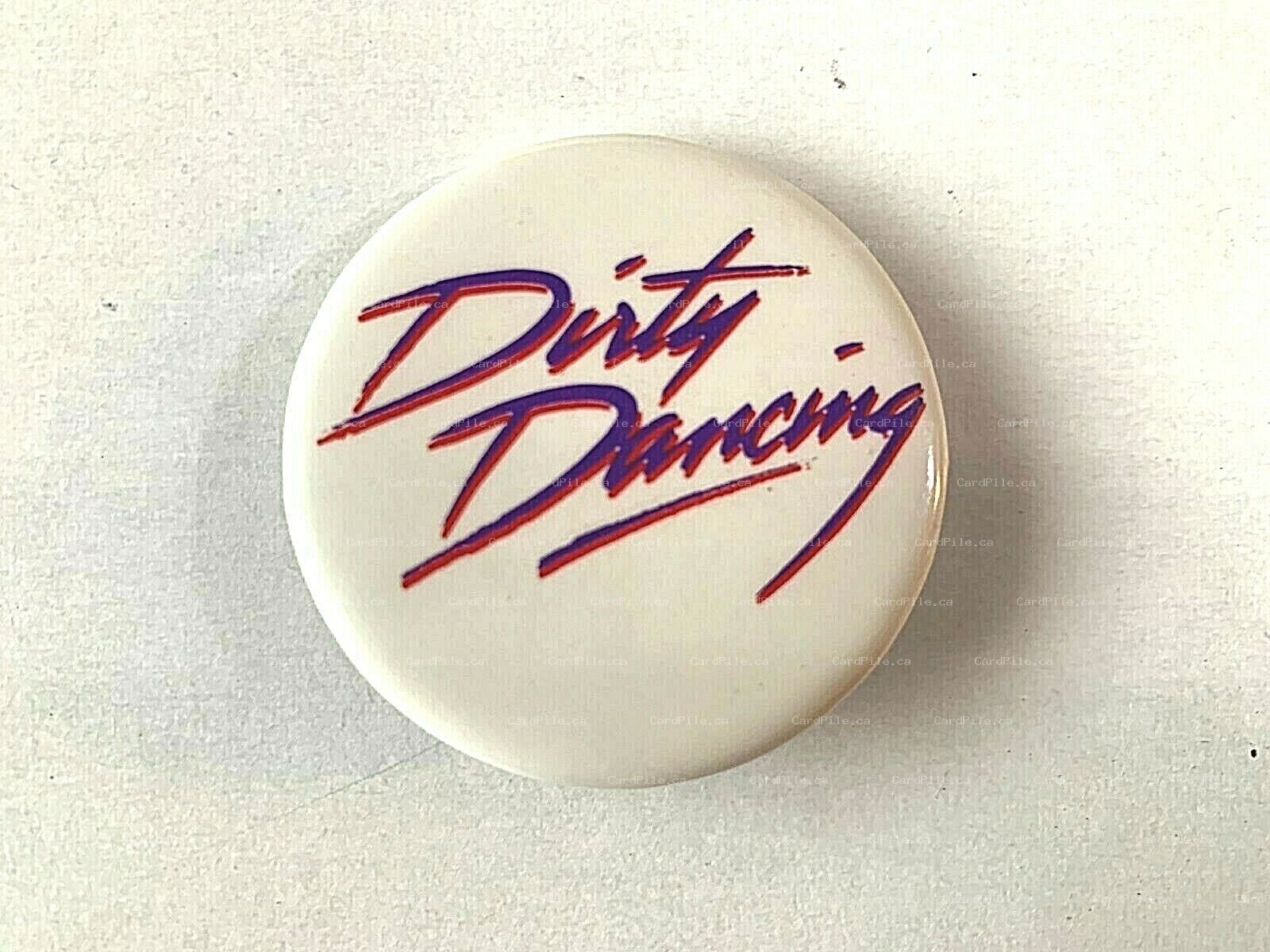 VINTAGE 1988 Dirty Dancing Movie - Pinback Button