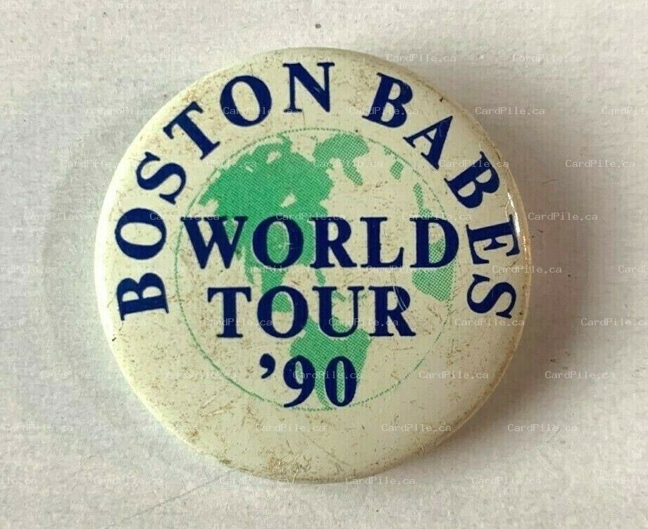 VINTAGE 1990s Boston Babes World Tour - Pinback Button