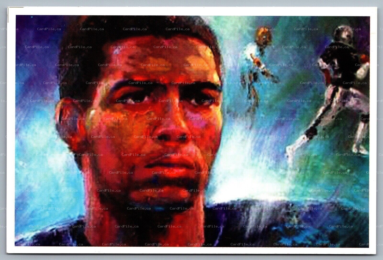 Postcard Marcus Allen by Buck Paulson Players Authentic Direct #108/20000 NFL