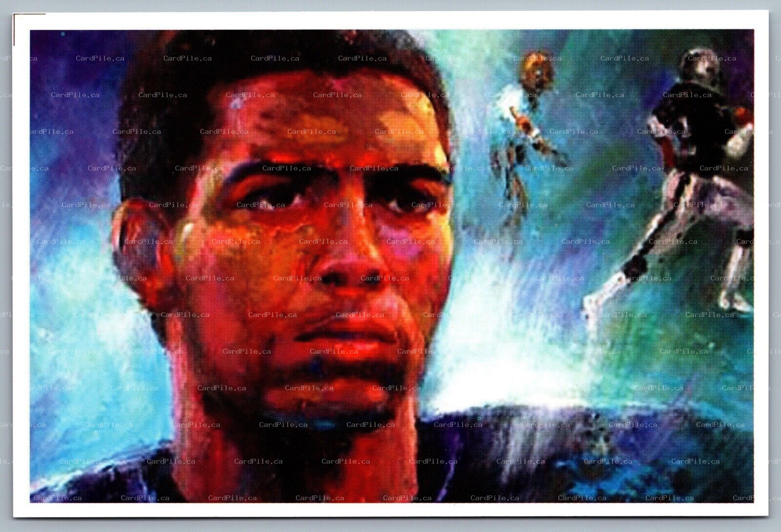 Postcard Marcus Allen by Buck Paulson Players Authentic Direct #109/20000 NFL