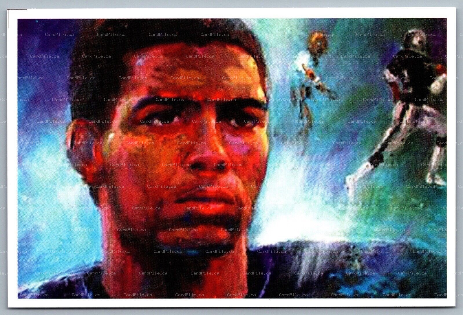 Postcard Marcus Allen by Buck Paulson Players Authentic Direct #408/20000 NFL