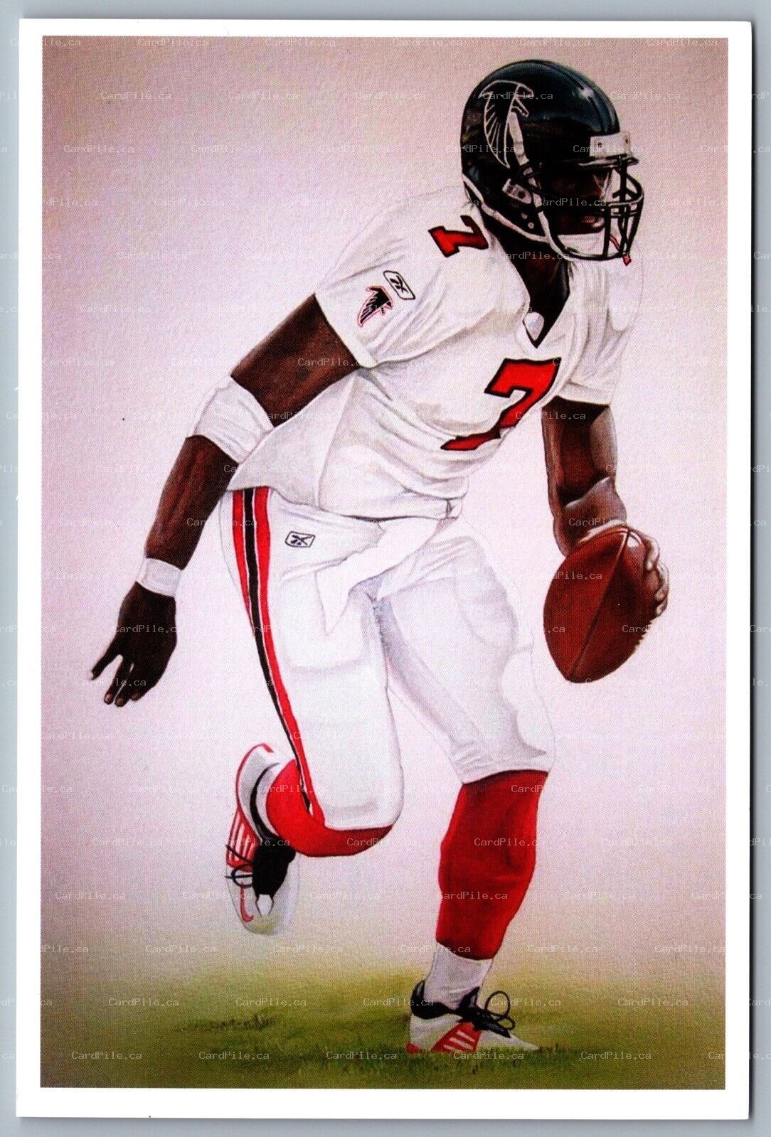 Postcard Michael Vick by Daniel Tearle Players Authentic Direct #859/20000 NFL
