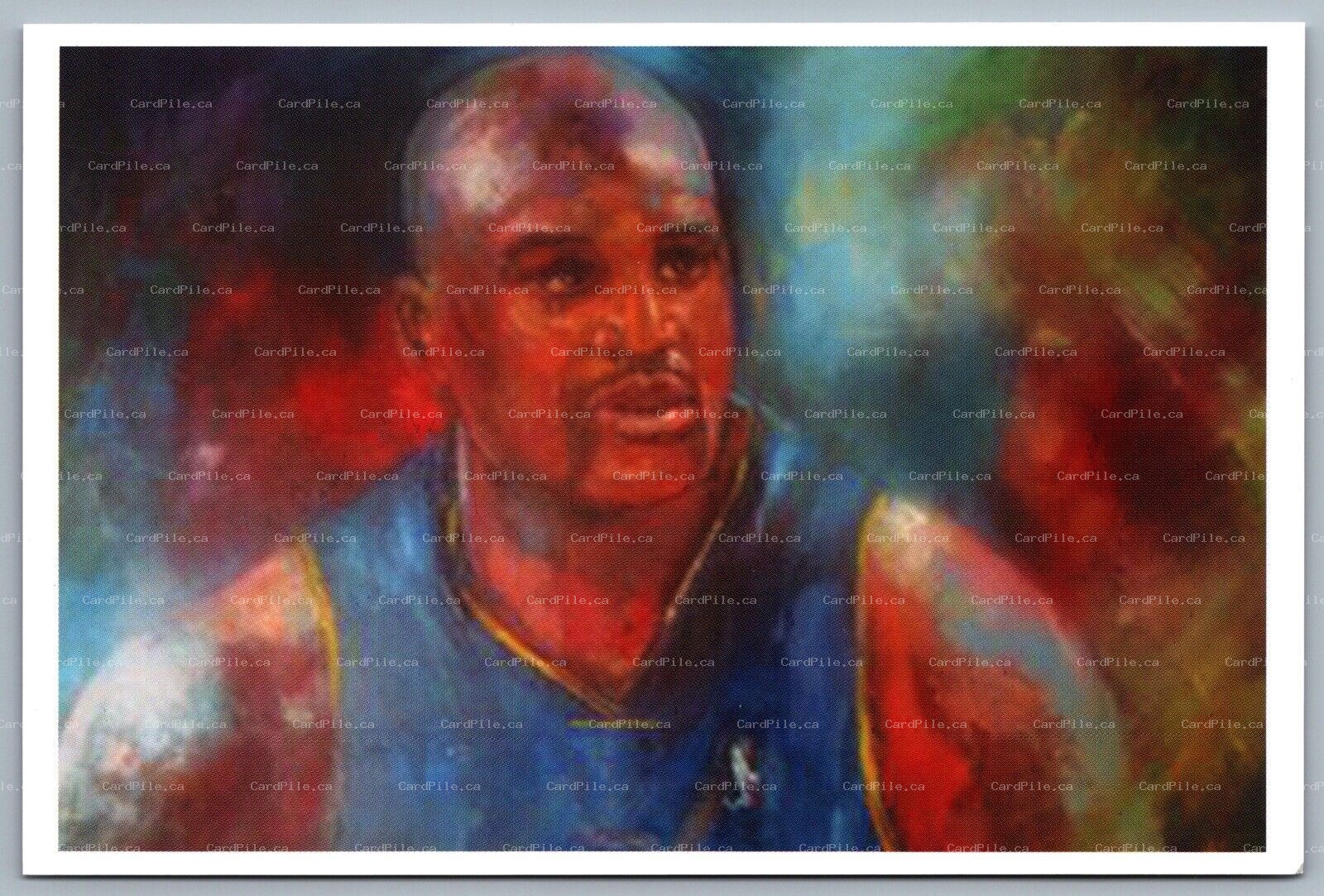 Postcard Shaquille ONeal by Buck Paulson Players Authentic Direct #833/20000 NBA