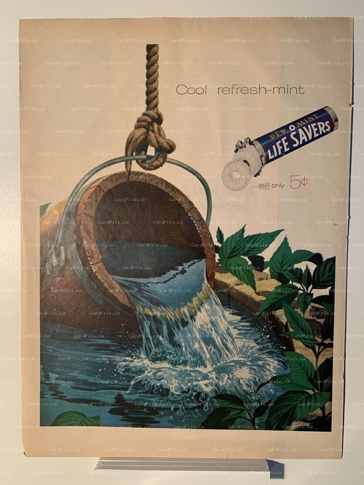 1957 Lifesavers - Douglas Jet DC-8 - Magazine Ad