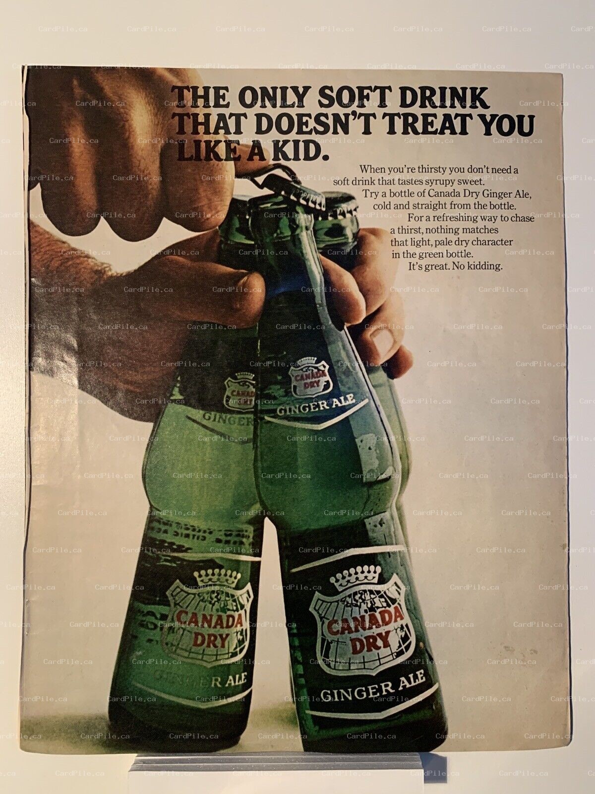 1966 Canada Dry Ginger Ale - GM Delco Energizer - Magazine Ad