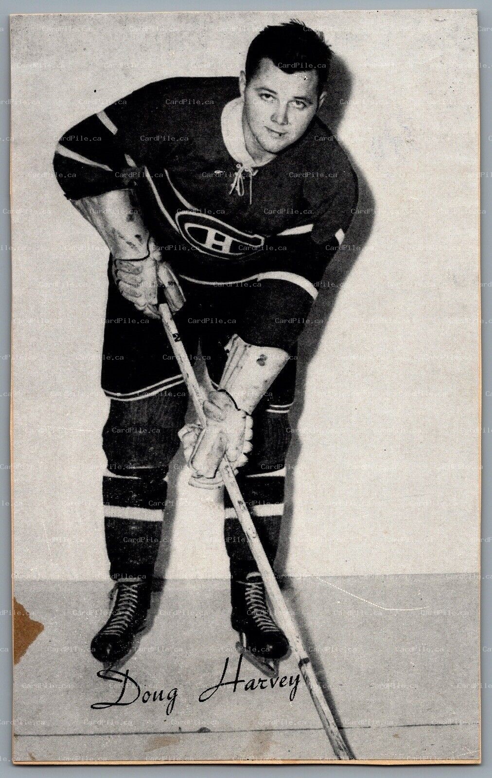 1944-1964 Bee Hive Montreal Candiens Doug Harvey NHL Hockey