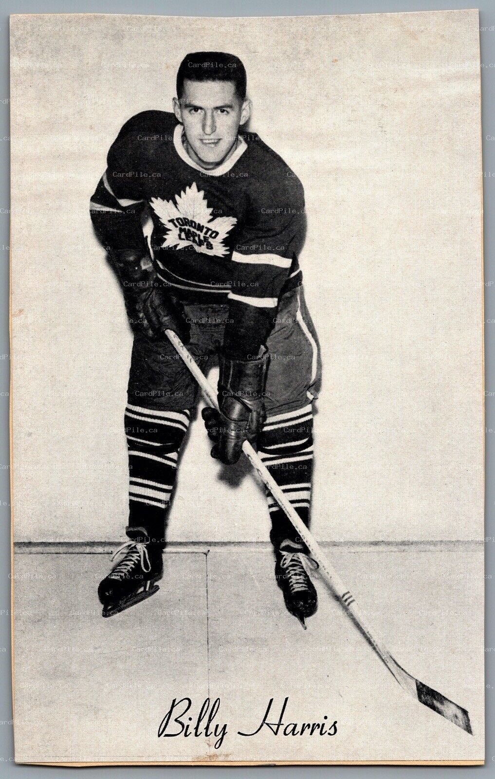 1944-1964 Bee Hive Toronto Maple Leafs Billy Harris NHL Hockey