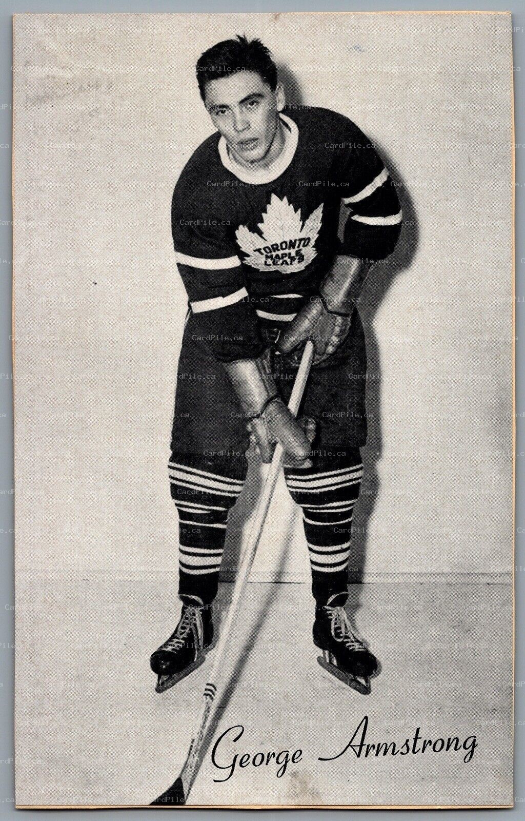 1944-1964 Bee Hive Toronto Maple Leafs George Armstrong NHL Hockey