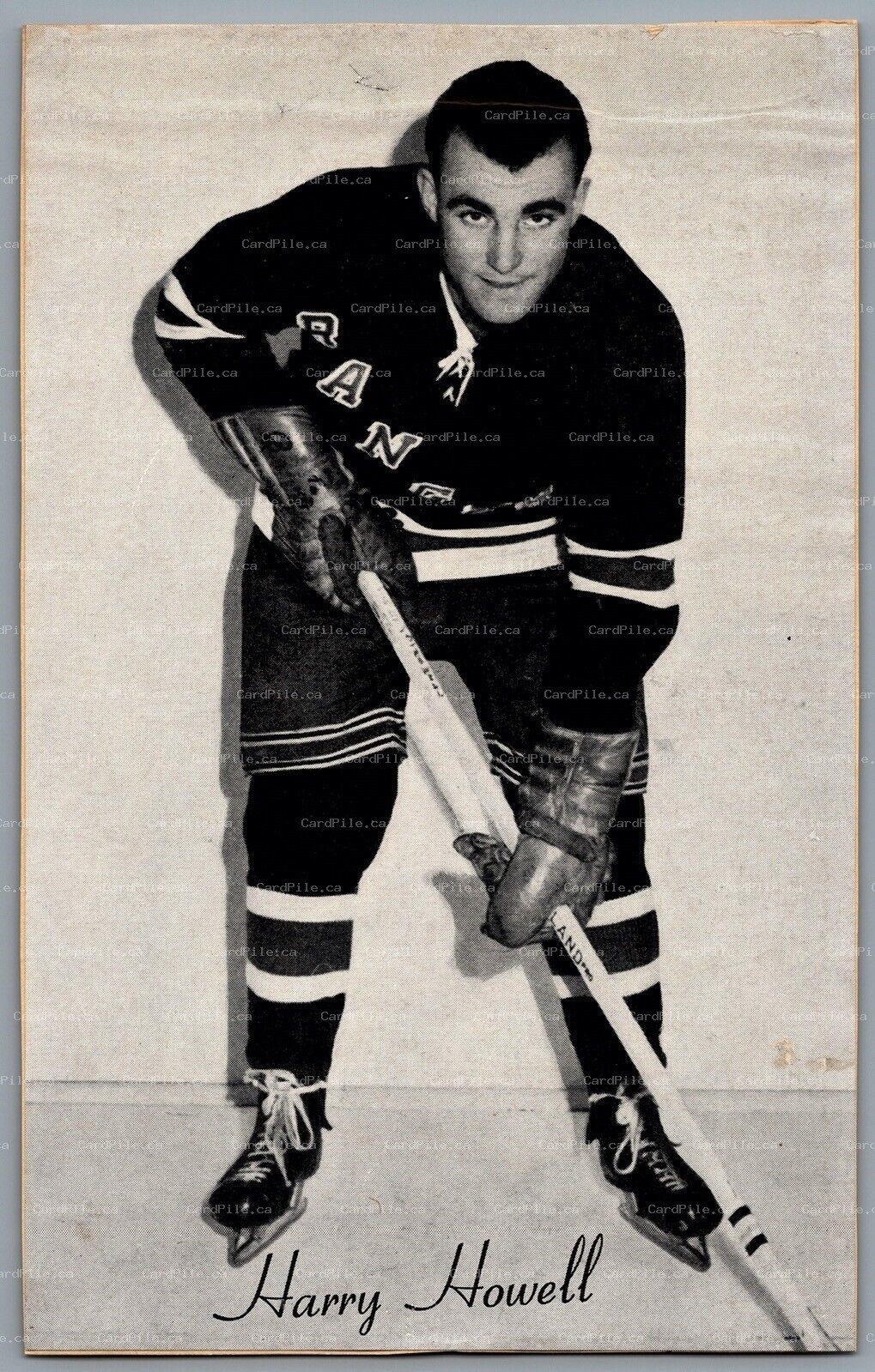 1944-1964 Bee Hive New York Rangers Harry Howell NHL Hockey