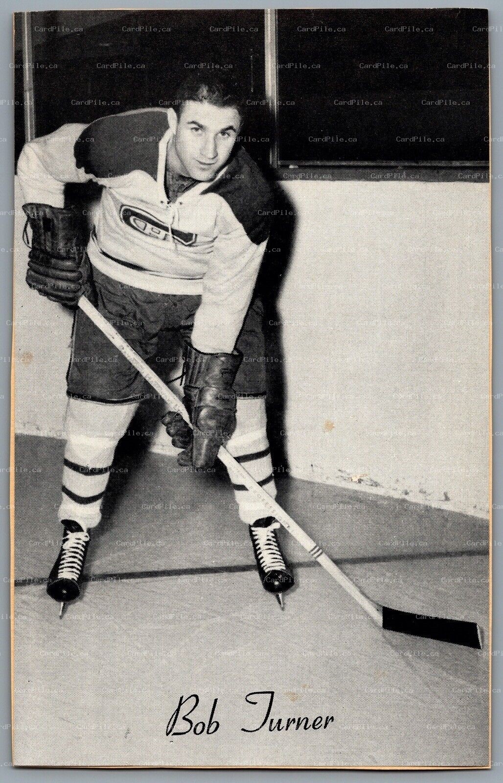 1944-1964 Bee Hive Montreal Candiens Bob Turner NHL Hockey