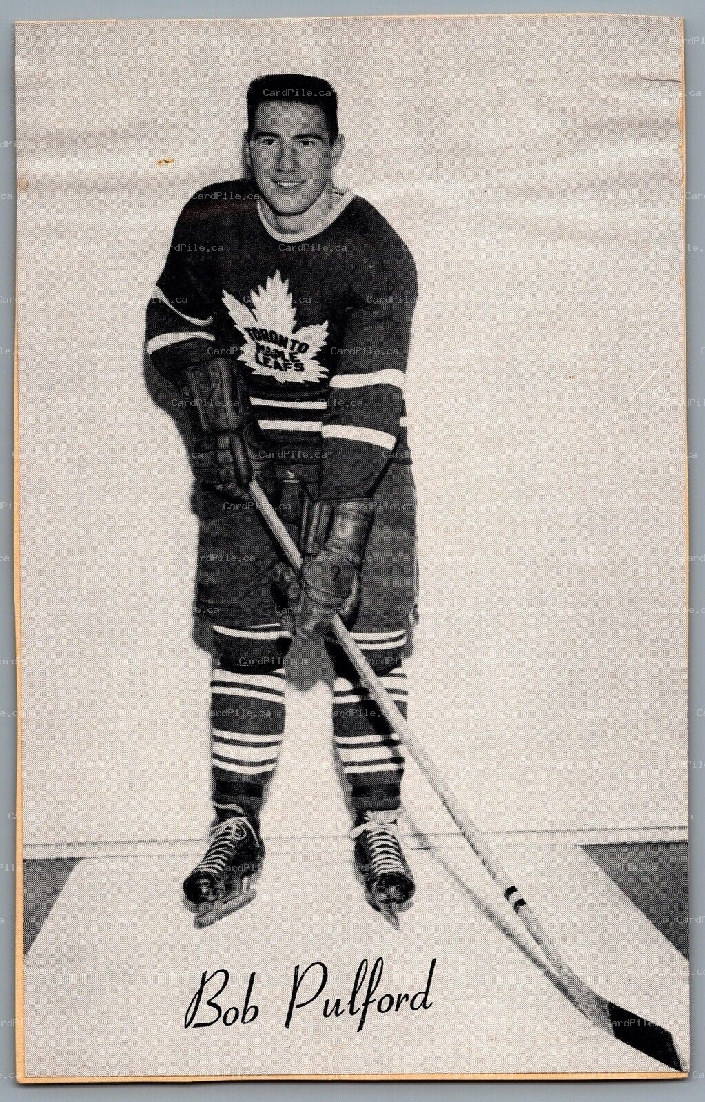 1944-1964 Bee Hive Toronto Maple Leafs Bob Pulford NHL Hockey