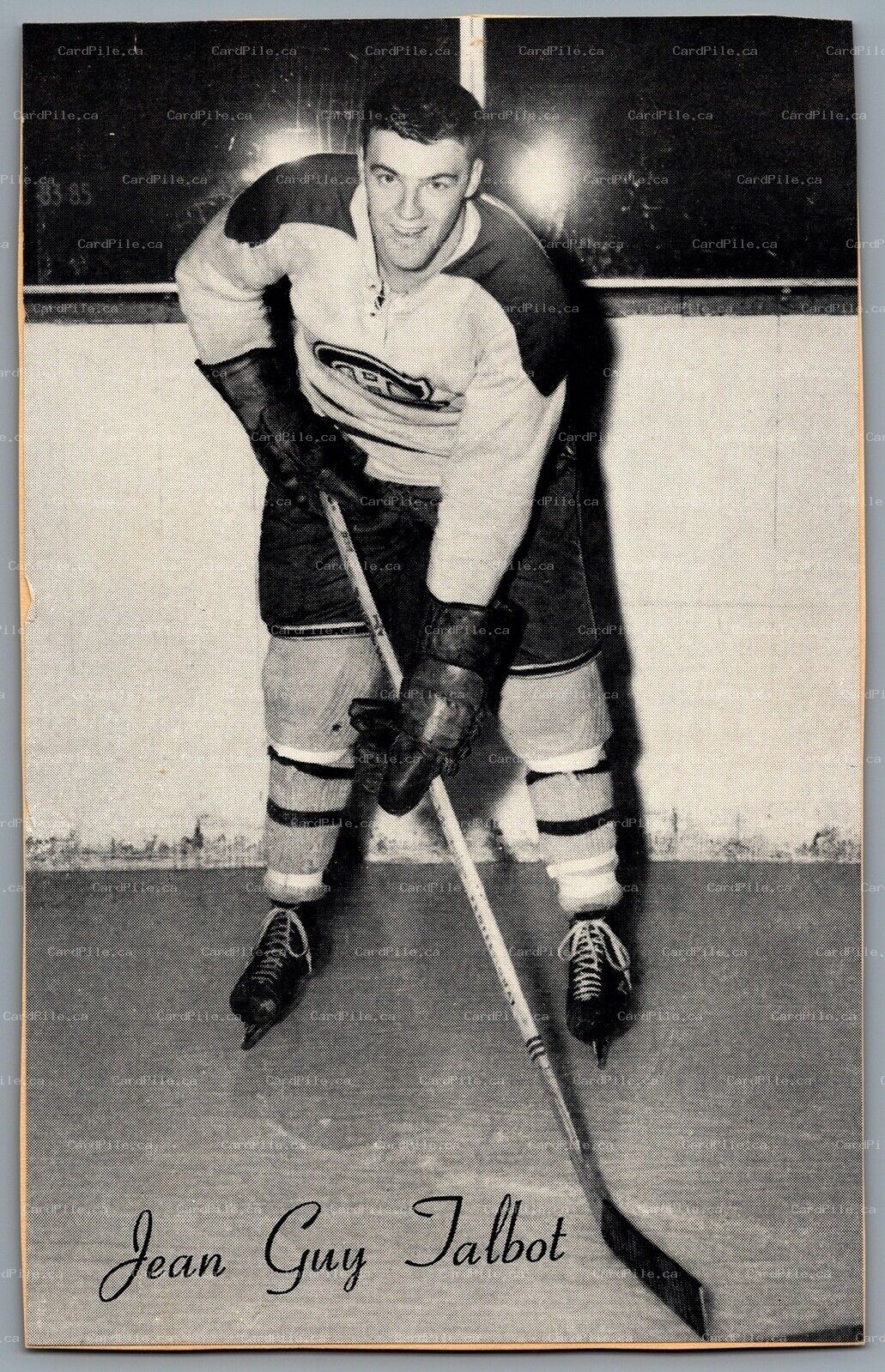 1944-1964 Bee Hive Montreal Candiens Jean Guy Talbot NHL Hockey